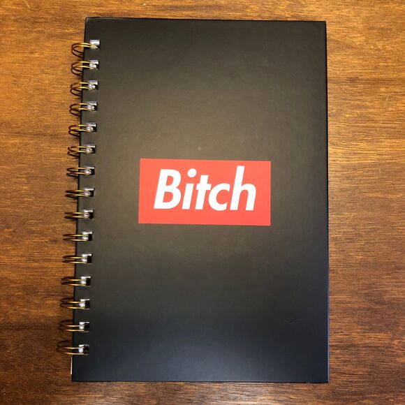 NWT Married to the Mob B!tch Logo Spiral Notebook - Picture 2 of 6